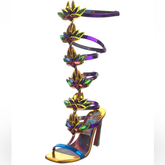 Christian Louboutin Multi Color Gladiator Heels - Picture 2 of 7